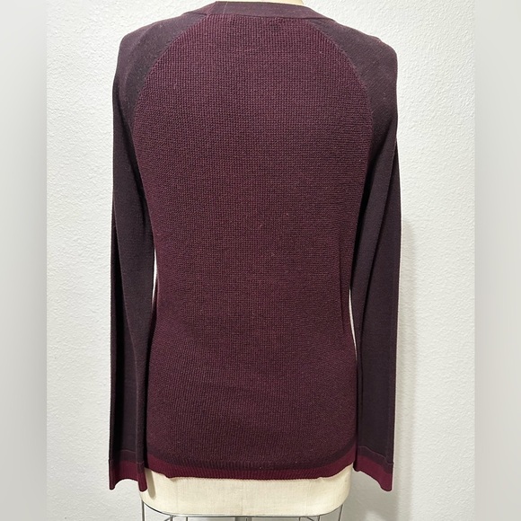 RAG & Bone Long Raglan Sleeve Hi Lo Sweater Color block size Small. - Picture 4 of 9